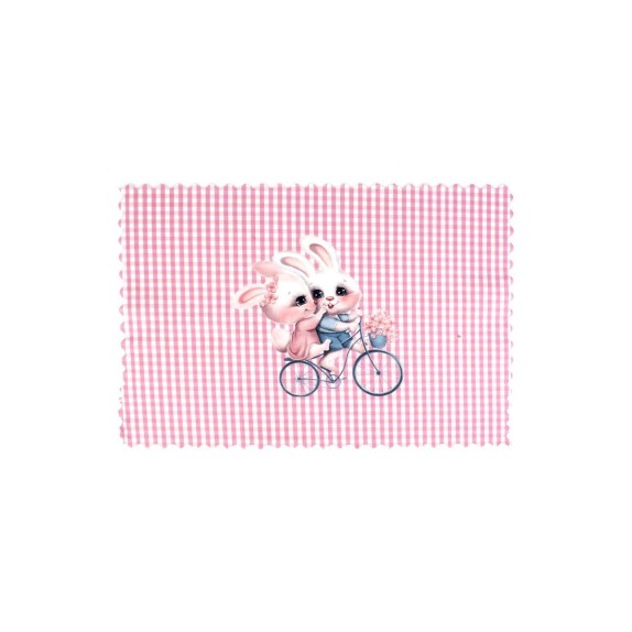 Σουπλά Φαγητού Dimcol Best Friends 34 35X50 Ροζ