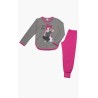 Πυτζάμα Παιδική Minerva Break Dream Γκρι-Φούξια 61894-023 Μέγεθος - No14
