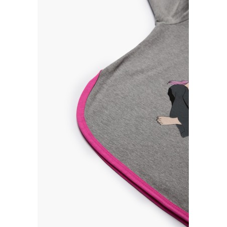 Πυτζάμα Παιδική Minerva Break Dream Γκρι-Φούξια 61894-023 Μέγεθος - No14