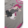 Πυτζάμα Παιδική Minerva Break Dream Γκρι-Φούξια 61894-023 Μέγεθος - No14