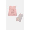 Πυτζάμα Βρεφική Καλοκαιρινή Minerva Princess-Dance Ροζ 61931-020 Μέγεθος - No2