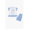 Πυτζάμα Βρεφική Καλοκαιρινή Minerva Sleep Time Λευκό 61933-005 Μέγεθος - No1