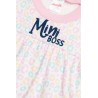 Πυτζάμα Βρεφική Καλοκαιρινή Minerva Mini Boss Ροζ-Σιέλ 61934-127 Μέγεθος - No3