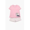 Πυτζάμα Βρεφική Καλοκαιρινή Minerva Mini Boss Ροζ 61934-152 Μέγεθος - No2