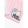 Πυτζάμα Βρεφική Καλοκαιρινή Minerva Mini Boss Ροζ 61934-152 Μέγεθος - No3