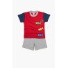 Πυτζάμα Βρεφική Καλοκαιρινή Minerva F1 Cars Κόκκινο 61944-118 Μέγεθος - No1
