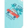 Πυτζάμα Βρεφική Καλοκαιρινή Minerva Surf Crew Τυρκουάζ 61946-153 Μέγεθος - No2