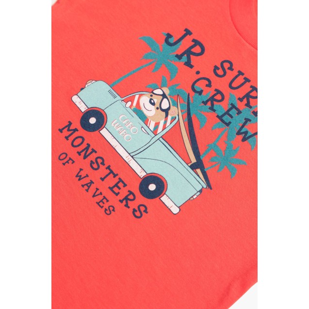 Πυτζάμα Βρεφική Καλοκαιρινή Minerva Surf Crew...