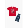 Πυτζάμα Παιδική Καλοκαιρινή Minerva Islands Κόκκινο 61947-118 Μέγεθος - No14