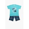 Πυτζάμα Παιδική Καλοκαιρινή Minerva Islands Τυρκουάζ 61947-153 Μέγεθος - No8