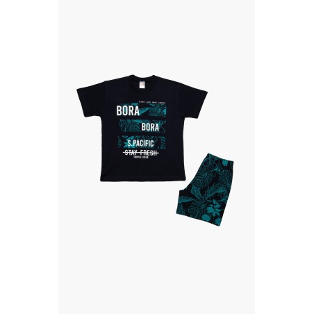 Πυτζάμα Παιδική Καλοκαιρινή Minerva Bora Bora Marine 61948-200 Μέγεθος - No6