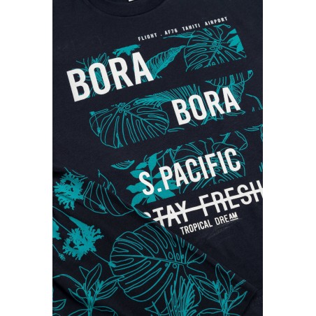 Πυτζάμα Παιδική Καλοκαιρινή Minerva Bora Bora Marine 61948-200 Μέγεθος - No8