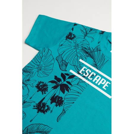 Πυτζάμα Παιδική Καλοκαιρινή Minerva Escape Πετρόλ 61949-779 Μέγεθος - No10