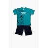 Πυτζάμα Παιδική Καλοκαιρινή Minerva Escape Πετρόλ 61949-779 Μέγεθος - No16