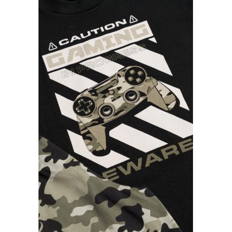 Πυτζάμα Παιδική Καλοκαιρινή Minerva Core Gaming Μαύρο 61951-045 Μέγεθος - No16