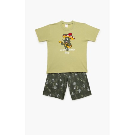 Πυτζάμα Παιδική Καλοκαιρινή Minerva Savage Garden Βεραμάν 61952-311 Μέγεθος - No16