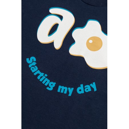 Πυτζάμα Παιδική Καλοκαιρινή Minerva Starting my Day Marine 61953-200 Μέγεθος - No10