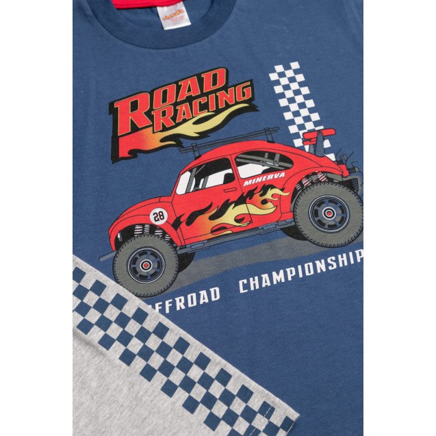 Πυτζάμα Παιδική Καλοκαιρινή Minerva Off Road...