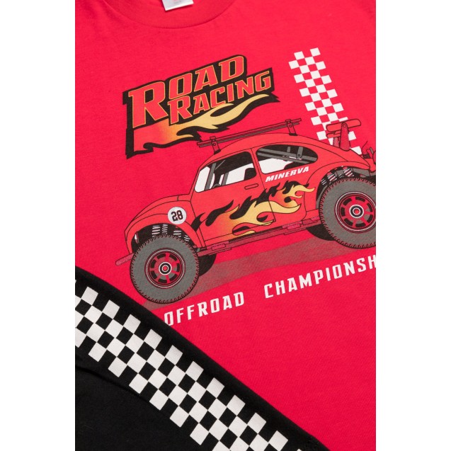 Πυτζάμα Παιδική Καλοκαιρινή Minerva Off Road...