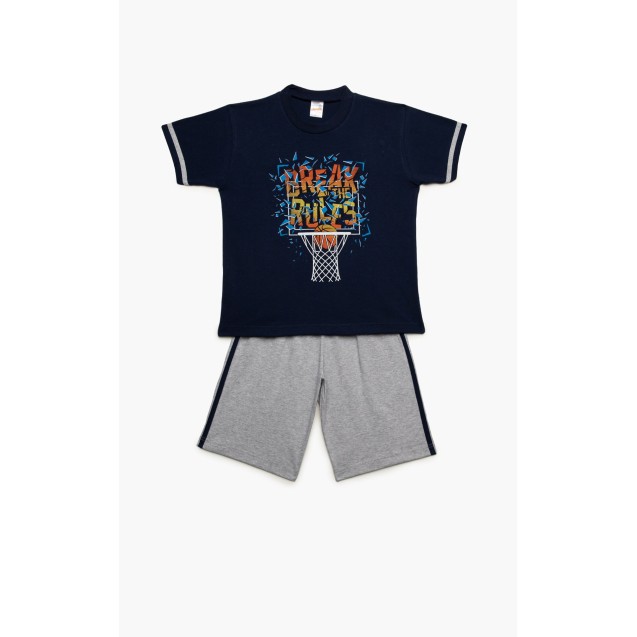 Πυτζάμα Παιδική Καλοκαιρινή Minerva Brake Rules...