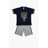 Πυτζάμα Παιδική Καλοκαιρινή Minerva Brake Rules Marine 61956-200 Μέγεθος - No8