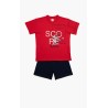 Πυτζάμα Παιδική Καλοκαιρινή Minerva Score Κόκκινο 61957-118 Μέγεθος - No10