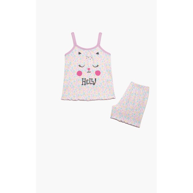 Πυτζάμα Παιδική Καλοκαιρινή Minerva Oh La La...