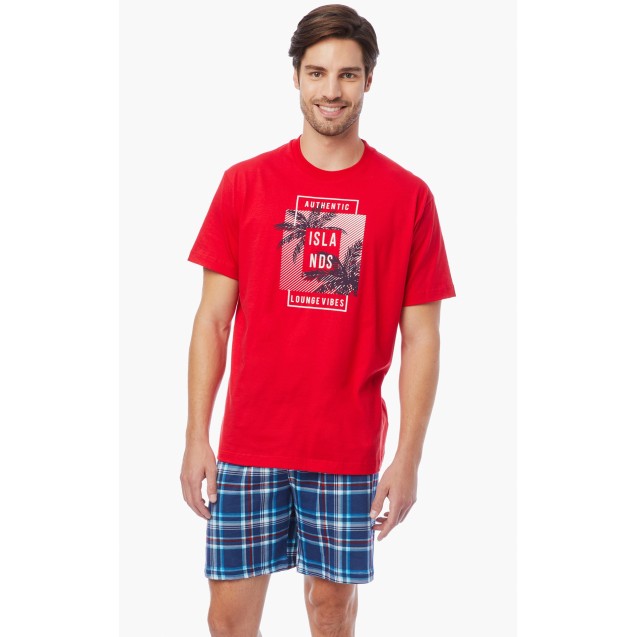 Πυτζάμα Ανδρική Καλοκαιρινή Minerva Islands...
