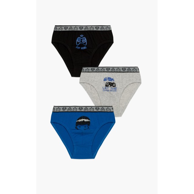 Σετ Παιδικά Σλιπάκια για Αγόρι 3 Τεμαχίων...