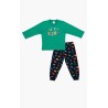 Πυτζάμα Βρεφική Χειμερινή Minerva Little Dino Πράσινο 61999-162 Μέγεθος - No2
