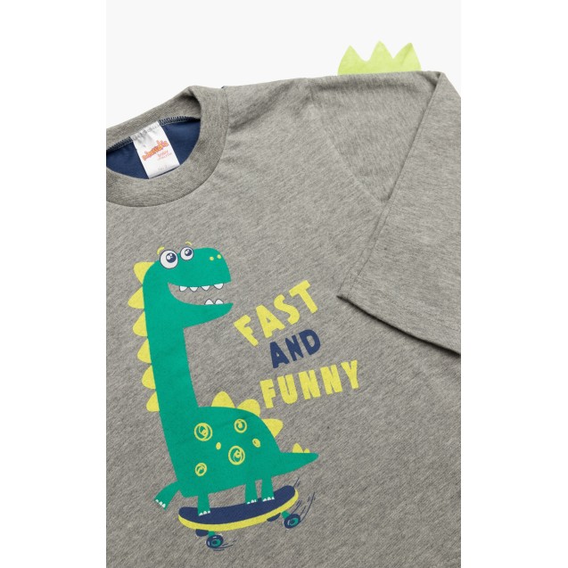 Πυτζάμα Βρεφική Χειμερινή Minerva Fast Dino...