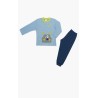 Πυτζάμα Βρεφική Χειμερινή Minerva Mr Teddy Γαλάζιο 62003-382 Μέγεθος - No4