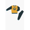 Πυτζάμα Βρεφική Χειμερινή Minerva Snow Adventure Yellow/Dark Petrol 62004-410 Μέγεθος - No1