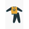 Πυτζάμα Βρεφική Χειμερινή Minerva Snow Adventure Yellow/Dark Petrol 62004-410 Μέγεθος - No2