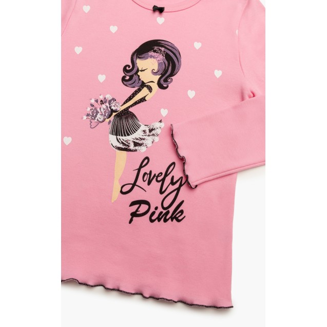 Πυτζάμα Παιδική Χειμερινή Minerva Lovely Girl...