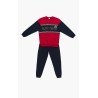 Πυτζάμα Παιδική Χειμερινή Φούτερ Minerva Play Again Red/Navy Blue 62065-018 Μέγεθος - No10
