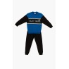 Πυτζάμα Παιδική Χειμερινή Φούτερ Minerva Play Again Blue Electric/Black 62065-314 Μέγεθος - No10