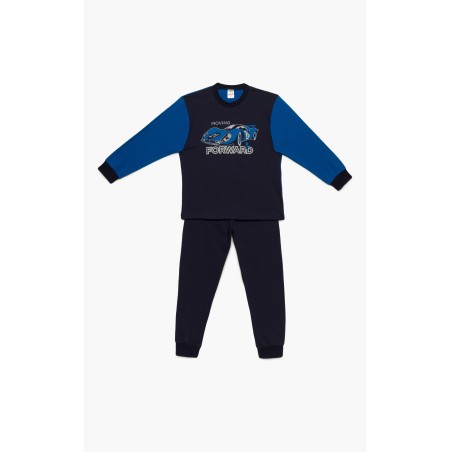 Πυτζάμα Παιδική Χειμερινή Minerva Forward Navy Blue/Blue Electric 62067-120 Μέγεθος - No10