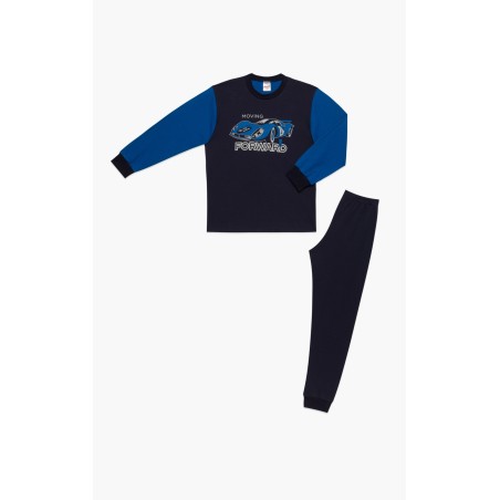 Πυτζάμα Παιδική Χειμερινή Minerva Forward Navy Blue/Blue Electric 62067-120 Μέγεθος - No12