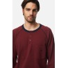 Πυτζάμα Ανδρική Χειμερινή Minerva Bull Bordeaux 71047-431 Μέγεθος - Large