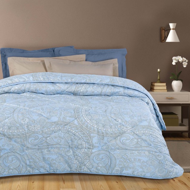 DAS HOME ΠΑΠΛΩΜΑ ΜΟΝΟ HAPPY 4785 ΜΠΕΖ- ΣΙΕΛ