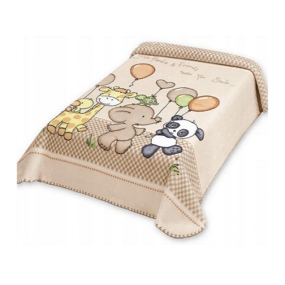 Κουβερτα Ισπανιας Αγκαλιας 80X110 Belpla Ster 636 Beige