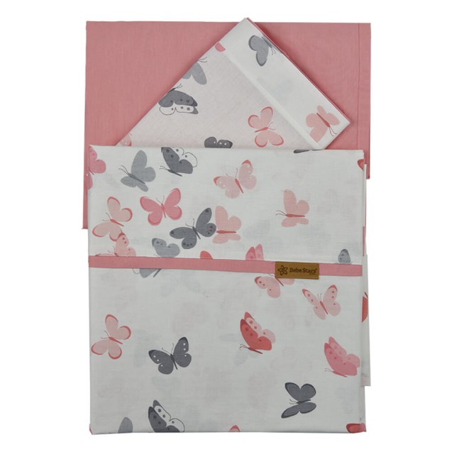 Σετ Σεντονια 3Τμχ Bebe Stars Chrysalis 201-185