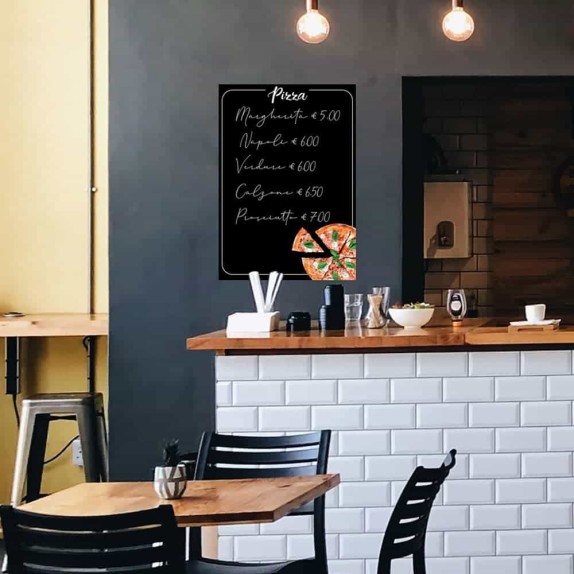 Mαυροπίνακας Aυτοκόλλητος Ango Pizza 72005