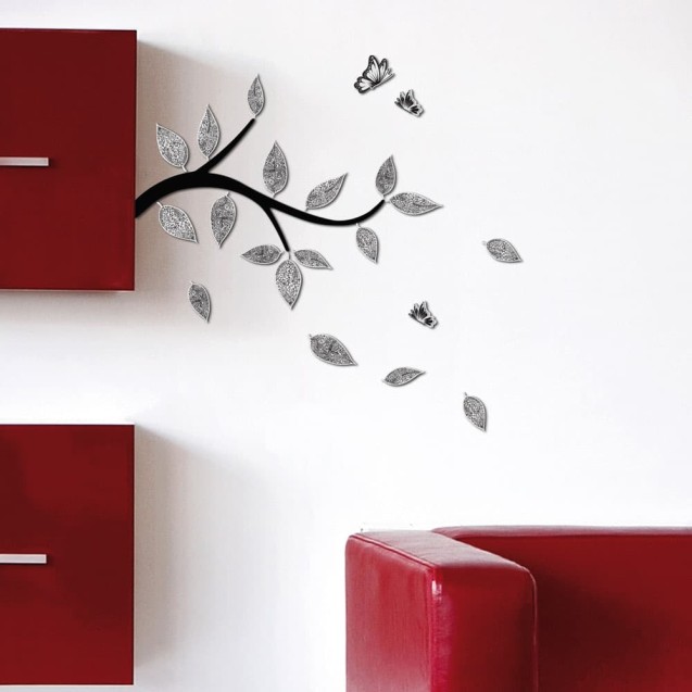 Αφρώδη Αυτοκόλλητα Τοίχου Ango Branch M 54507