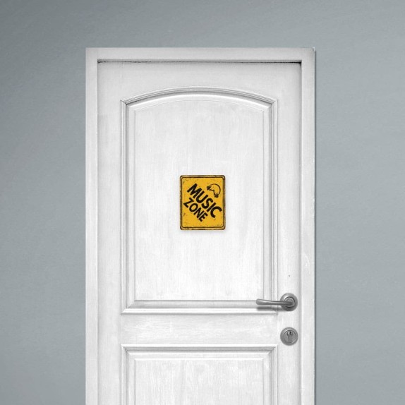 Πινακίδα Διακόσμησης Ango Music Zone Forex 49426