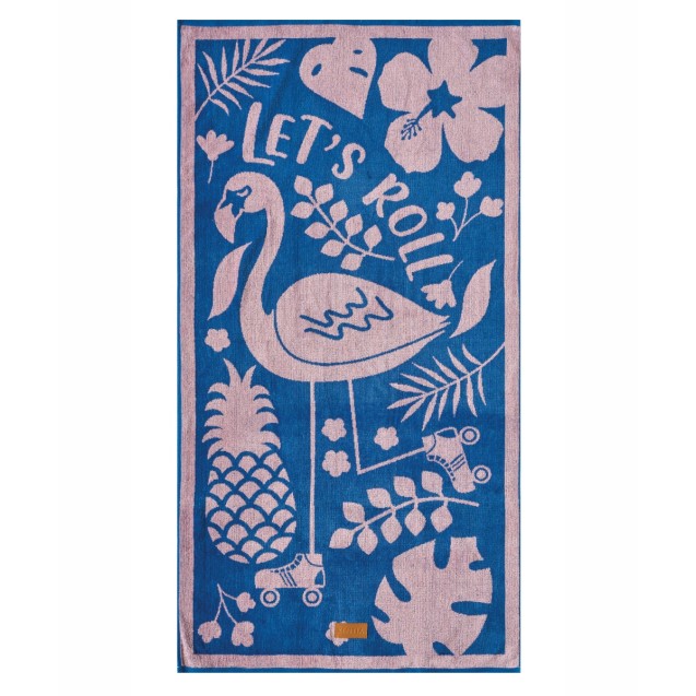 Παιδική Πετσέτα Θαλάσσης Kentia Rollers 70x140