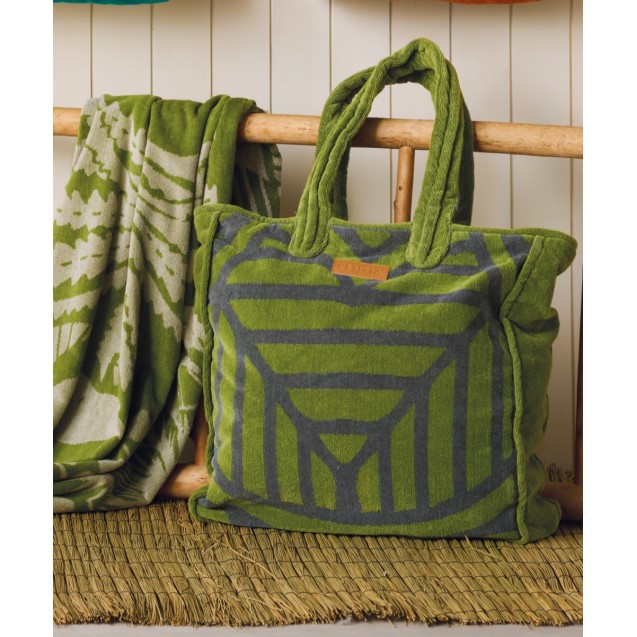 Τσάντα Παραλίας Kentia Uchu Βελουτε