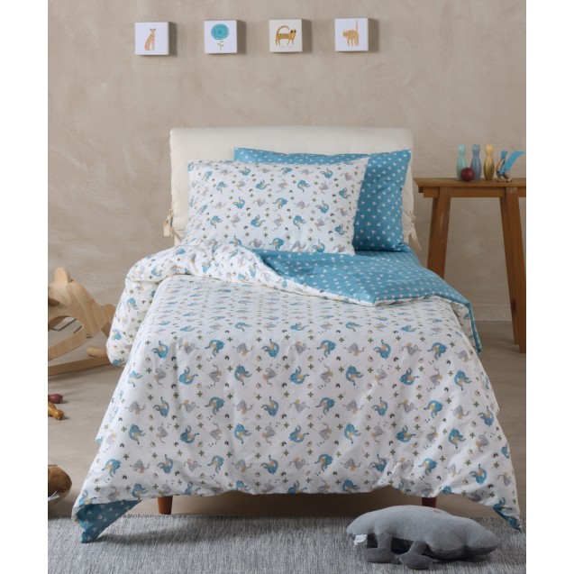 Σετ Παπλωματοθήκη Μονή 2 Τεμαχίων Kentia Mesmer...