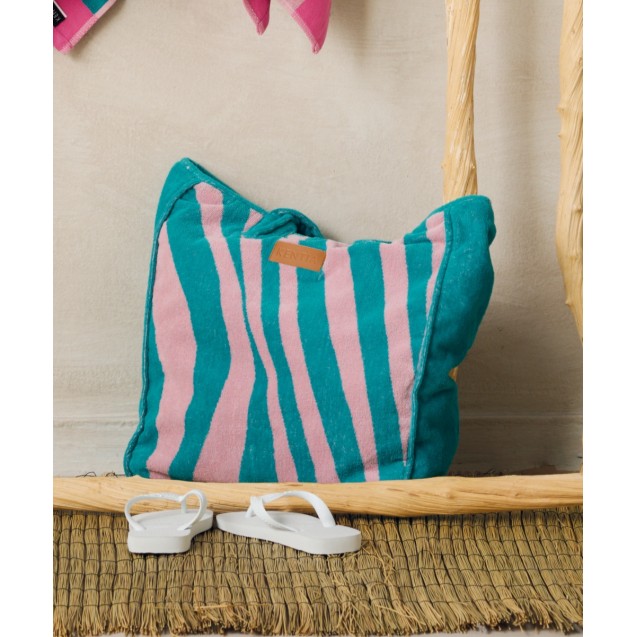 Τσάντα Παραλίας Kentia Mykonos Βελουτε